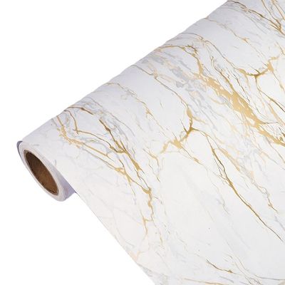 kwaliteit  Wholesale Creative Home Decorative Furniture Wall Paper Grain Self Adhesive Marble Film fabriek