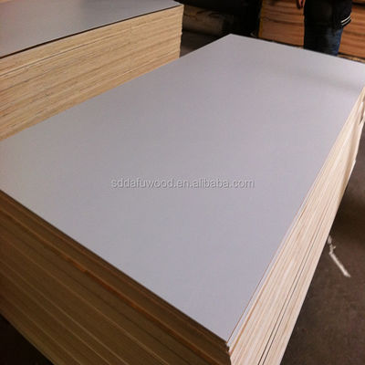 kwaliteit  Exterior PVC Plywood PVC Covered Plywood PVC Film For MDF fabriek