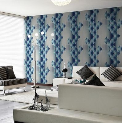 kwaliteit  Modern Geometric Pattern PVC Wallpaper 3D Wallpaper For Living Room fabriek